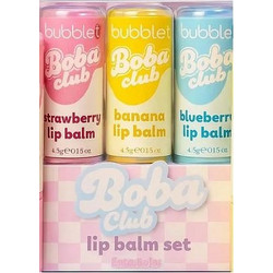 Bubble T Boba Club Lip Balm με Χρώμα 3x4.5gr