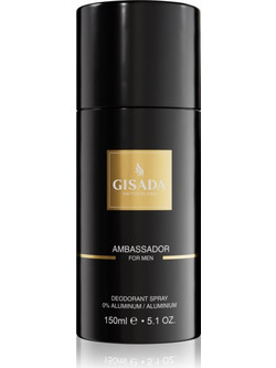 Gisada Ambassador Ανδρικό Αποσμητικό Spray Χωρίς Αλουμίνιο 150ml
