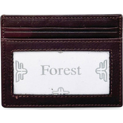 Forest Μικρό Γυναικείο Πορτοφόλι Καρτών Μπορντό F7044