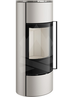 Spartherm Senso L Pearl Ivory Eboris 1300 Ατσάλινη Ξυλόσομπα Αερόθερμη 7.7kW
