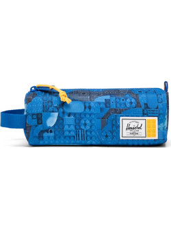 Herschel Abstract Bricks Κασετίνα Βαρελάκι Μπλε 30140-07463