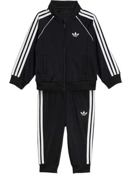 Adidas Βρεφικό Σετ Φόρμας Χειμωνιάτικο Μαύρο KD1029