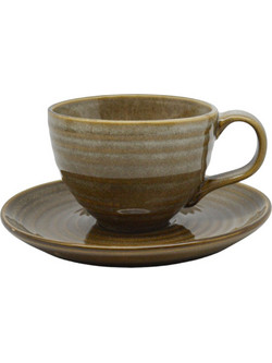 Ankor Σετ Φλιτζάνια Espresso Cappuccino Latte Lungo Ελληνικού Καφέ & Τσαγιού Κεραμικά Καφέ 90ml 6τμχ 847785