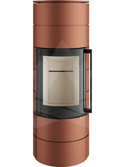 Spartherm Ambiente A3 Copper Ivory Eboris 1300 Ατσάλινη Ξυλόσομπα Αερόθερμη 7.7kW