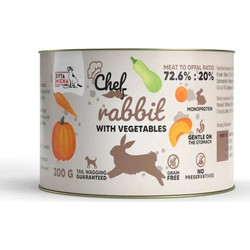 Syta Micha Chef Adult Monoprotein Grain Free with Rabbit & Vegetables 200gr
