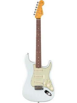 Fender 62 Poblano Ηλεκτρική Κιθάρα ST Style με Μαγνήτες SSS & Ταστιέρα Rosewood Super Faded Aged Sonic Blue