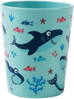 iTotal Ποτήρι Νερού Πλαστικό Shark Γαλάζιο 200ml 139005306