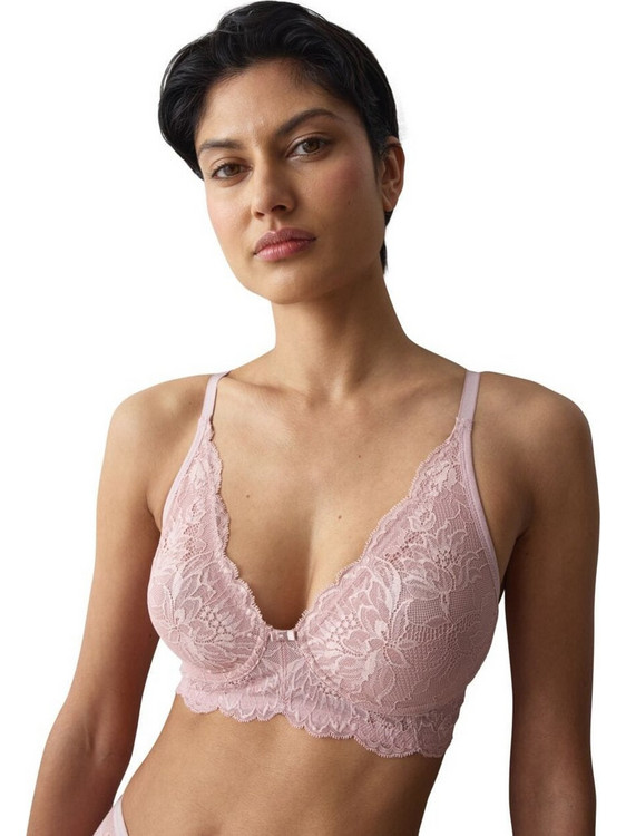 Triumph Amourette Charm Σουτιέν Balconette με Ελαφριά Ενίσχυση με Μπανέλα Ροζ 10214451-1596