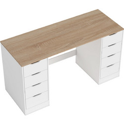 HOMCOM Γραφείο Υπολογιστή Ξύλινο 140x53x75cm 836-660V90WT