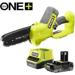 Ryobi RY18PS15A-120 Κλαδευτικό Αλυσοπρίονο Μπαταρίας 18V 1.4kg με Λάμα 15cm 1x2Ah