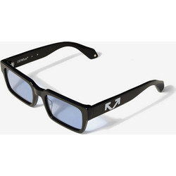 Off White 1032 1040 Γυαλιά Ηλίου Τετράγωνα Κοκάλινα Μαύρα με Μπλε Φακό