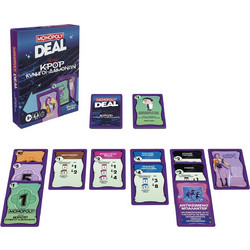 Hasbro Monopoly Deal K-Pop Demon Hunters Επιτραπέζιο Παιχνίδι 8+ Ετών για 2-5 Παίκτες