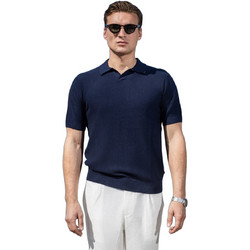 Marcus Ανδρική Μπλούζα Polo Κοντομάνικη Navy Μπλε 7000276
