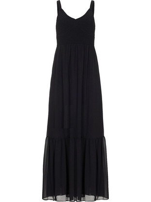Michael Kors Maxi Καλοκαιρινό Βραδινό Φόρεμα Μαύρο MR683C57R3-001