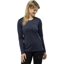 Jack Wolfskin Γυναικείο Αθλητικό T-Shirt Ισοθερμικό Μαύρο 1808961-1010