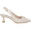 Fratelli Petridi Γόβες Slingback Δερμάτινες με Λεπτό Χαμηλό Τακούνι Μπεζ 57473