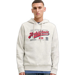 Jack & Jones Ανδρικό Φούτερ με Κουκούλα & Τσέπες Λευκό 12299467