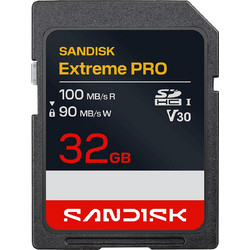 Sandisk Extreme Pro SDHC 32GB V30 UHS-I 100MB/s