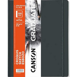 Canson Graduate Sketchbook 27.9x35.6cm 120gr/m² 60 Φύλλα
