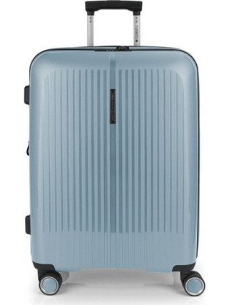 Gabol Brooklyn 123946-049 Βαλίτσα Μεσαία 65x45x27cm με 4 Ρόδες Γαλάζια
