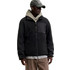 Jack & Jones Ανδρική Ζακέτα Fleece με Φερμουάρ Μαύρη 12299072