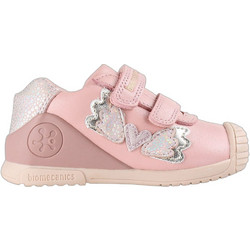 Biomecanics Παιδικά Sneakers Μποτάκια Ροζ Ασημί 261104-B193