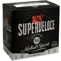 Nobel Sport Superveloce Φυσίγγια Συγκέντρωσης 12Cal 70mm 28gr 25τμχ