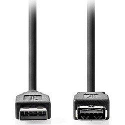 Nedis CCGL61010BK20 Καλώδιο USB-A Male 3.2 to USB-A Female 2m Black