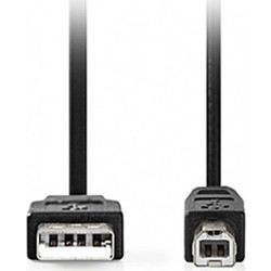 Nedis CCGL60100BK30 Καλώδιο USB-A Male 2.0 to USB-B Male 3m Black