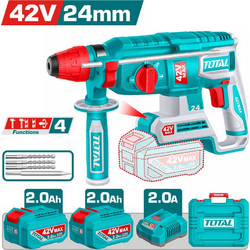 Total TRHLI422482E Πιστολέτο Μπαταρίας 42V 2x2Ah