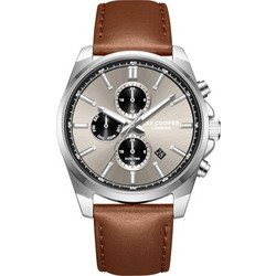 Lee Cooper Ανδρικό Ρολόι με Καφέ Δερμάτινο Λουράκι LC08354.364