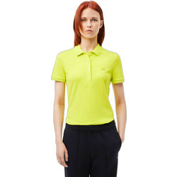 Lacoste Γυναικεία Μπλούζα Polo Κοντομάνικη Lime PF5462