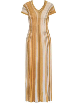 Marella Midi Καλοκαιρινό Καθημερινό Φόρεμα Μπεζ 2613321062-009
