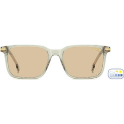 Carrera CA391/S 1EDII Ανδρικά Γυαλιά Ηλίου Τετράγωνα Κοκάλινα Διαφανή με Καφέ Φακό