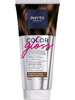 Phyto Color Gloss Warm Chestnut Χρωμομάσκα Μαλλιών 200ml