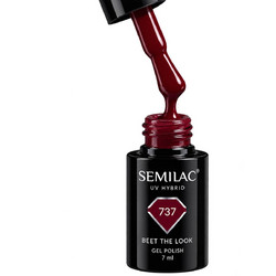 Semilac 737 Beet the Loo Ημιμόνιμο Βερνίκι Νυχιών 7ml