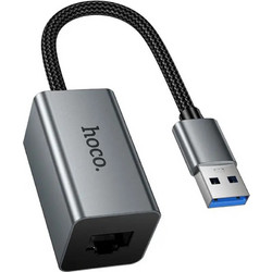 Hoco UA48 Ενσύρματος Ethernet USB Αντάπτορας Δικτύου 100Mbps