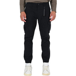 Double Ανδρικό Παντελόνι Cargo Joggers Ελαστικό Κανονική Εφαρμογή Navy Μπλε 262CCP-4130