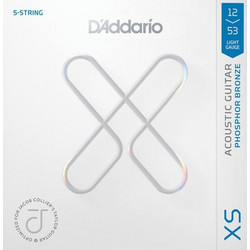 D'Addario XSAPB1253JC Σετ 5 Χορδές Ακουστικής Κιθάρας Phosphor Bronze 12-53" Light Tension