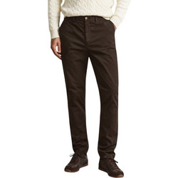 Gant Ανδρικό Παντελόνι Chino Ελαστικό Slim Εφαρμογή Σοκολατί 3G1501000-217