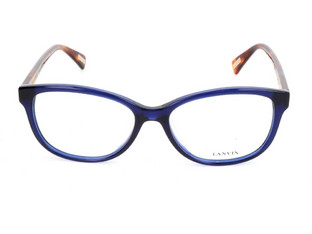 Lanvin VLN662M 0W47 Γυναικείος Σκελετός Γυαλιών Οράσεως Κοκάλινος Καφέ Μπλε