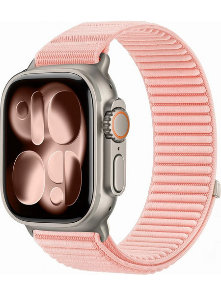 Tech-Protect NylonLoop Λουράκι Υφασμάτινο Blush Pink (Apple Watch 40 / 41 / 42mm)
