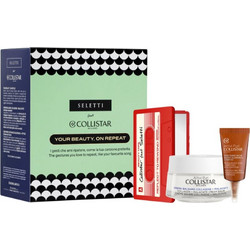 Collistar Attivi Puri Collagen Malachite Cream Balm 50ml + Hyaluronic Acid & Peptides Eye Serum 5ml + Mirror
