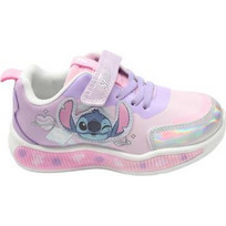 Cerda Lilo & Stitch Παιδικά Sneakers με Φωτάκια Ροζ Λιλά 2300007464