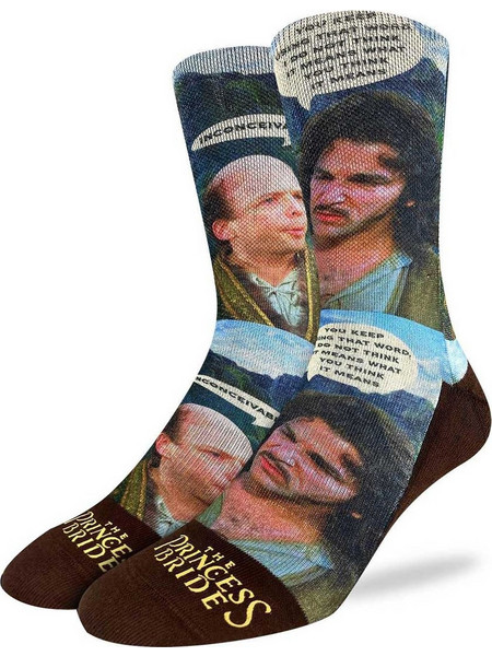 Good Luck Sock The Princess Bride Ανδρικές Κάλτσες Ψηλές με Σχέδια Πολύχρωμες GLS-4279