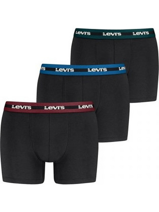 Levi's Ανδρικά Μποξεράκια Σετ 3Pack Μαύρα 701241926-001