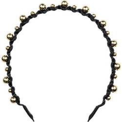 Invisibobble Hairhalo Time To Shine You're A Star Στέκα Μαλλιών Πέρλες Μαύρη