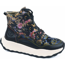 Laura Vita Nada Γυναικεία Sneakers Flatforms Μποτάκια Μαύρα