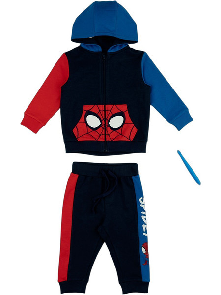 Prenatal Spider-Man Βρεφικό Σετ Φόρμας για Αγόρι Χειμωνιάτικο Navy Μπλε Κόκκινο 711196