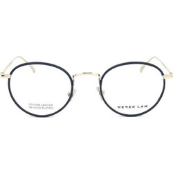 Derek Lam DL284 NVY Γυναικείος Σκελετός Γυαλιών Οράσεως Μεταλλικός Χρυσός Μαύρος